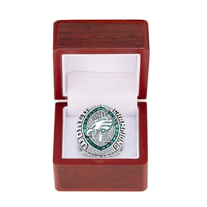 Новое 2024 Philadelphia <span class=keywords><strong>Eagles</strong></span> Football Sports Championship кольца MVP американская мода кольцо из сплава для подарка на юбилей - Product Image 4