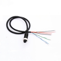 Fournisseur de câbles M12 Connecteur de capteur d'aviation personnalisé Femelle Droit M12 4 fils