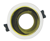 Kit de boîtier pour Spot lumineux LED encastrable et réglable, pour luminaire, nouveau Design en usine, chromé, MR16, 10 pièces