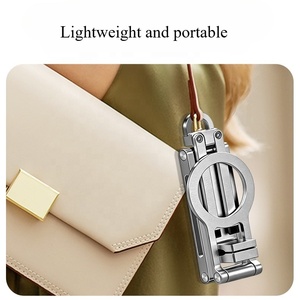 360 ° Trípode Magnético Giratorio para Teléfono iPhone - Mini Trípode <span class=keywords><strong>de</strong></span> Aluminio <span class=keywords><strong>de</strong></span> Bolsillo, Soporte para <span class=keywords><strong>Celular</strong></span> con Montaje Rápido Compatible - Product Image 5