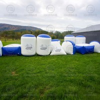 Jeu de tir sportif avec bunker gonflable, jouet pistolet en PVC CS, obstacles gonflables, ensemble de bunkers de paintball à vendre