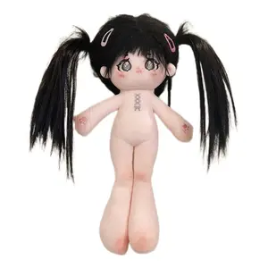 Bambola di peluche personalizzata all'ingrosso kpop 20cm 40cm 60cm peluche a grandezza naturale bambola giocattolo ragazza bambola peluche