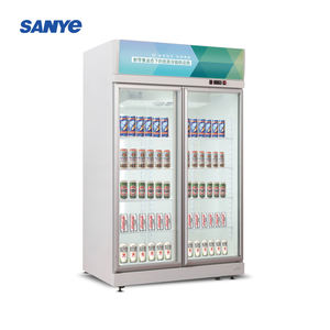 Ticari cam kapi dik buzdolabı dikey içme şişesi ekran soğutucu - Product Image 5