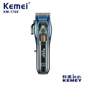 Cortadora de Pelo Eléctrica Kemei KM-1768 con Cuchilla de Cerámica, Motor sin Escobillas, Carga USB, Herramienta Profesional para Corte de Cabello - Product Image 4