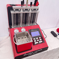 Nettoyeur et testeur d'injecteurs GDI LAUNCH SmartSafe CNC 605A, nettoyage ultrasonique direct des buses d'injection de carburant pour 6 cylindres