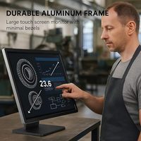 Ce moniteur tactile capacitif Plug & Play de 23,6 pouces est conçu pour prendre en charge la fonctionnalité multi-touch sans effort, 1920 x 1080