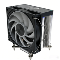 Refroidisseur d'air pour processeur ARGB 4HW-12B-9YNDG2, ventilateur de refroidissement pour PC de bureau, silencieux, haute performance, compatible avec les processeurs Intel et AMD
