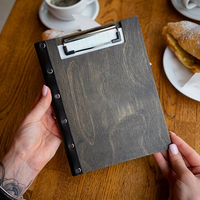 Porta Menús Personalizado A4 A5 con Logotipo, Carpeta Premium para Menús de Restaurante, Bar, Cafetería, Bebidas, Suministros para Bodas