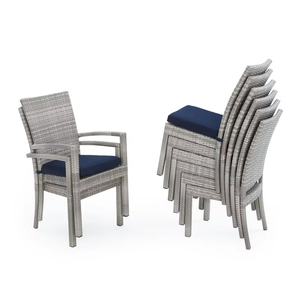 Juego de Muebles de Jardín de Ratán de Lujo para Todo Clima, Mesa Rectangular para Comedor con 8-12 Sillas de Ratán - Product Image 3