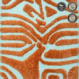 Alfombra de lana anudada a mano estilo marroquí, alfombra de bucle para decoración de sala de estar y dormitorio - Product Image 1
