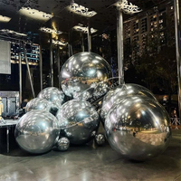 Boule à miroir gonflable suspendue géante décoration de fête