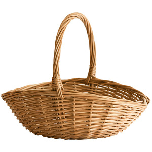 Wicker Picnic <strong>Basket</strong> with Handle Handmade Natural Willow Storage <strong>Basket</strong> <strong>Hamper</strong> <strong>Kit</strong> for Kitchen Bathroom Tools-Custom Logo Option - Product Image 2