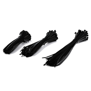 مرنة النايلون الذاتي قفل التعادل المشبك حزام سلك كابل بلاستيك العلاقات - Product Image 3