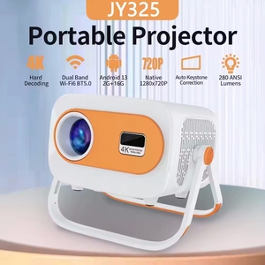 Projecteur domestique ZCYX JY325 1080p, résolution intelligente Android 13, fonctionnalités 3D, 2 Go de RAM, laser, WiFi, téléphone, mini projecteur vidéo portable - Product Image 5