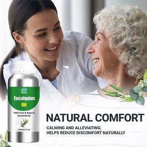 Venta Directa de Fábrica, Aceite Esencial de Eucalipto 100% Natural, Puro y Orgánico, Destilado al Vapor, Aceite Aromático a Granel - Product Image 2