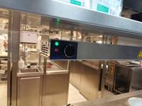 Pemanas Makanan Buffet Restoran Komersial ANK Stainless Steel 304 SH/24H 500W-1700W 220-240V Pemanas Inframerah Tahan Lama