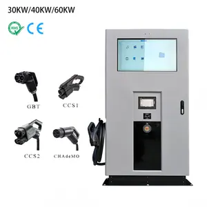 Wholesale Price 20-360KW Mennekes Type 2 CCS2 Floor-mounted Charging Stations Fast DC EV Charger