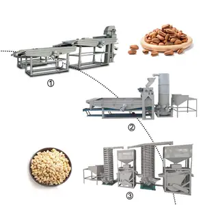 Pine Nuts Sheller Peeling Separating Pumpkin Seeds Shelling Machine