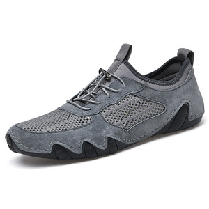 Breathable Mesh <b>Shoes</b> for Men Quick Lace Casual <b>Shoes</b> Lightweight Walking <b>Shoes</b> <b>Soft</b> Flexible Sole Suitable For Outdoor Daily - Product Image 4