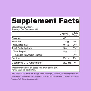 Caramelos blandos de COQ10 con absorción superior, refuerzan la inmunidad, mantienen el bienestar óptimo, mejoran la energía celular - Product Image 2