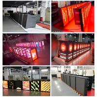 Extérieur P2.5 P3 P3.84 P4 P5 Étanche Haute Luminosité Publicité Intelligente Lampadaire Poteau Led Affichages avec Contrôle Sans Fil