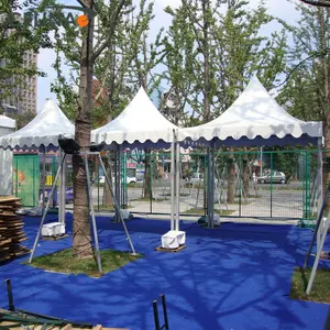 Hoge Kwaliteit 100% Pvc Stof Brandvertragende Waterdichte Tent Pagode Voor Outdoor Evenement