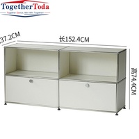 Casier de rangement modulaire moderne pour salon et chambre à coucher