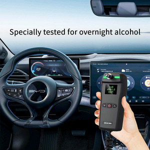 Éthylotest numérique portable avec écran LCD et capteur de cellule à combustible, test personnel, embouts buccaux noirs 0~4.00 - Product Image 4