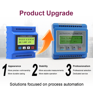 Misuratore di Flusso a Ultrasuoni Digitale Economico con Morsetto, Protezione IP65, Precisione 1%, Sensore Personalizzabile per Misurazione Flusso d'Acqua - Product Image 2
