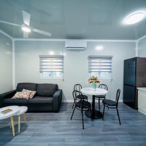 บ้านคอนเทนเนอร์หรูหราแบบขยายได้ทันสมัย 3 ห้องนอน ขนาด 20 ฟุต 40 ฟุต กันน้ำ ใช้พลังงานแสงอาทิตย์ เป็นมิตรกับสิ่งแวดล้อม พร้อมห้องครัวและห้องน้ำสำหรับพักผ่อน - Product Image 5