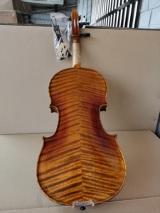 <span class=keywords><strong>Violino</strong></span> <span class=keywords><strong>Professionale</strong></span> in Abete e Acero Dipinto a Mano, Finitura Opaca, Tastiera in Ebano, per Esperti di Accessori di Alta Gamma - Vendita all'Ingrosso - Product Image 3