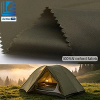 Tissu Oxford en nylon 210D léger et respirant, 99 g/m², enduit PU, imperméable, indéchirable, personnalisé pour sacs et équipements de plein air automobiles