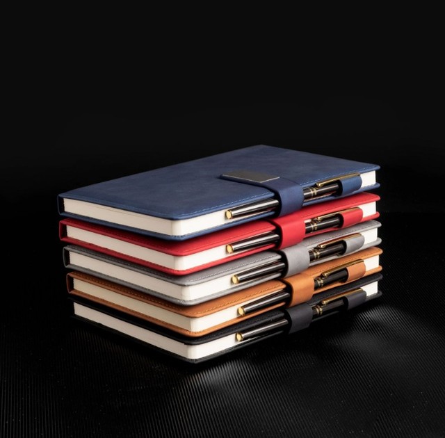 Wholesale Notepad Laser Engraving Notebook Customization Pu Leather Notebook