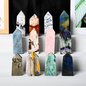 Torres de Cristal, Piedras Preciosas Curativas al por Mayor, Obelisco de Cristal Natural de Cuatro Caras para Recuerdo - Product Image 5