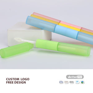 Envases Cosméticos Reciclables de PETG con Doble Cepillo y Logotipo Personalizado, Tubo Vacío para Aceite Labial, Exfoliante, Brillo Labial y Lápiz Labial - Product Image 1