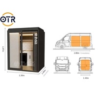 Conversion de fourgon en camping-car, évier et cuisinière pour camping-car, intérieur de camping-car de petite taille, camping-car électrique, Hubsttzen Wohnmobil