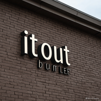 Panneau lumineux LED 3D personnalisé Kelly pour devantures de boutiques, enseignes commerciales, lettres en relief, enseignes extérieures éclairées pour la publicité