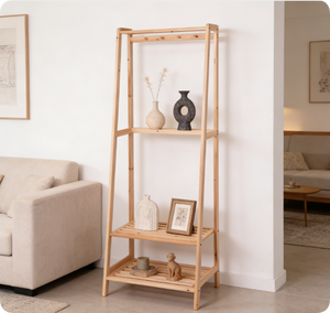 Estante <span class=keywords><strong>de</strong></span> <span class=keywords><strong>Madera</strong></span> <span class=keywords><strong>de</strong></span> 3 Niveles, Multicolor, para Exhibición <span class=keywords><strong>de</strong></span> Abrigos, Sombreros, Decoración del Hogar, Plantas, Sala <span class=keywords><strong>de</strong></span> Estar, Oficina - Product Image 3