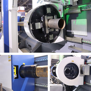 Haute précision CNC Fiber Lazer biseau coupe-tuyau H faisceau 12064 7050 12050 12kw chine grand Tube Laser découpeuse pour métal - Product Image 4