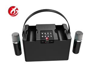 <span class=keywords><strong>Enceinte</strong></span> <span class=keywords><strong>Bluetooth</strong></span> Karaoké Portable <span class=keywords><strong>Mini</strong></span> Sans Fil Étanche IPX-3 pour Fêtes et Utilisation Extérieure avec 2 Micros – Vente en Gros Direct Usine - Product Image 6