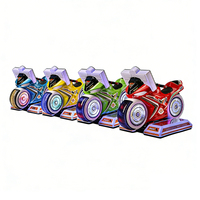 Nouvelle console de jeu d'arcade pour enfants, monoplace, en métal et plastique, pour véhicule à bascule moto. Garantie d'un an.