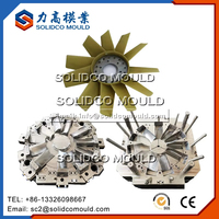 Factory Customization SOLIDCO Brand P20/718 Steel Plastic Fan Blade Mold for Engine Cooling Radiator Injection Mold