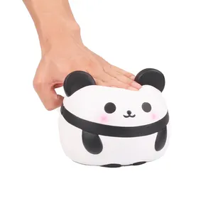 Poliüretan köpük yumuşacık tedarikçisi büyük japonya oyuncaklar hayvan Panda Bun Squishy