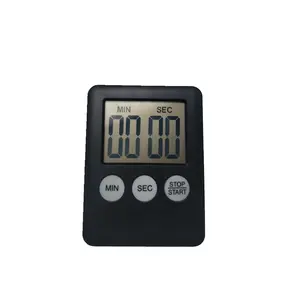 Timer digitale quadrato a grande schermo timer elettronico sottile cronometro Mini positivo e funzione conto alla rovescia