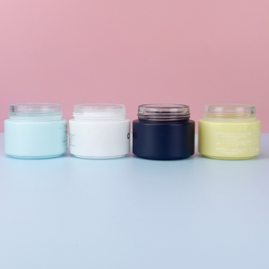 Wholesale High-end Cosmetic Glass Jars for 100g <b>Cream</b> 50g Inner Container Facial Eye <b>Cream</b> Glass Individual Packaging Jars - Product Image 4