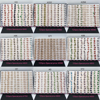 251128 XUPING Bijoux de mode, boîte à bagues, 120 pièces aléatoires de pierres artificielles, bagues plaquées or en gros