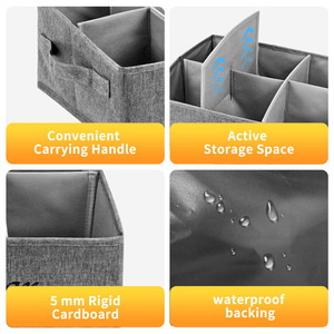 Snack Bar Storage Bin 6 Compartment Food Organizer Kitchen Desktop Container Non Woven Fabric Eco Friendly - Product Image 4