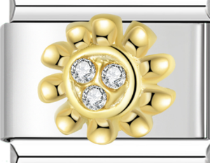 Pulsera de Acero Inoxidable con Dijes Italianos YIWU Gold Lovers, Pulsera de Trébol de Cuatro Hojas, Pulsera de Corazón Amoroso - Product Image 5