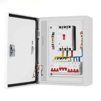 Coffret de distribution complet basse tension pour chantier, boîtier de commande séparé à trois niveaux, alimentation électrique d'usine