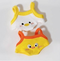 Vêtements de poupée en peluche personnalisés de 10cm 20cm Costumes de poupée Kawaii Kpop porte-clés peluche jouet en peluche personnalisé habiller les vêtements